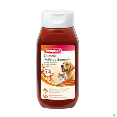 BEAPHAR HLE SAUMON CHIEN CHAT430ML