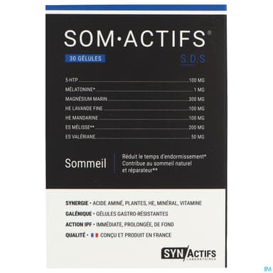 Synactifs Som Actifs Gelule 30