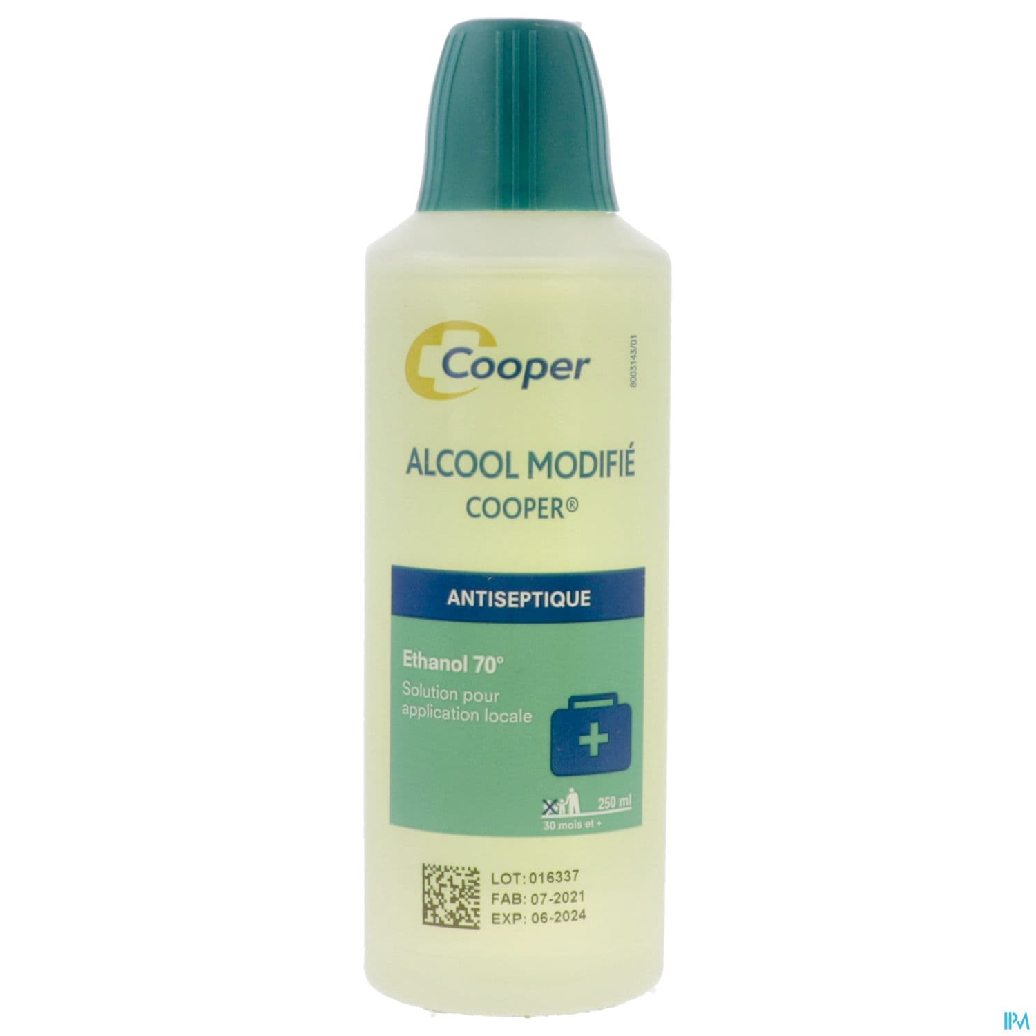 ALCOOL MODIFIE 70 COOPER 250ML 1
