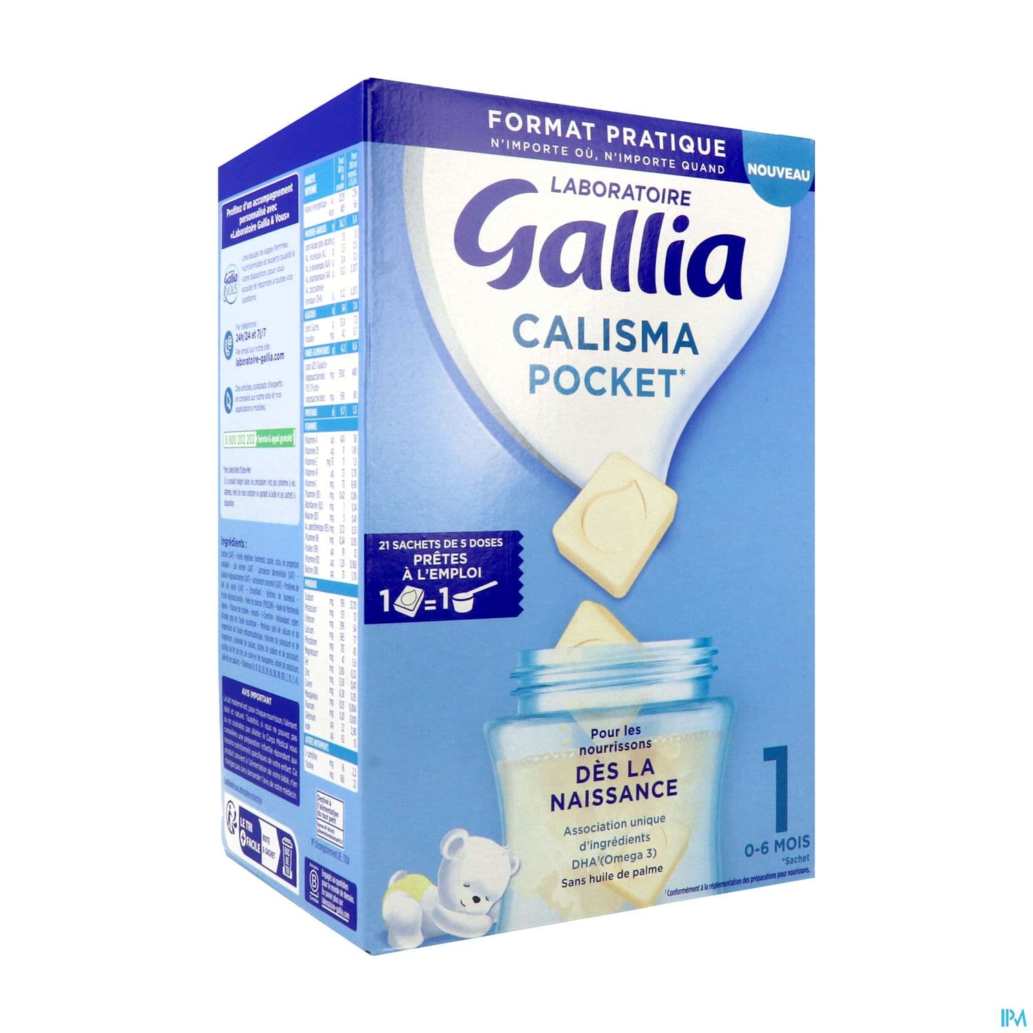 Gallia Calisma 1 Poudre Sachet X21 504g