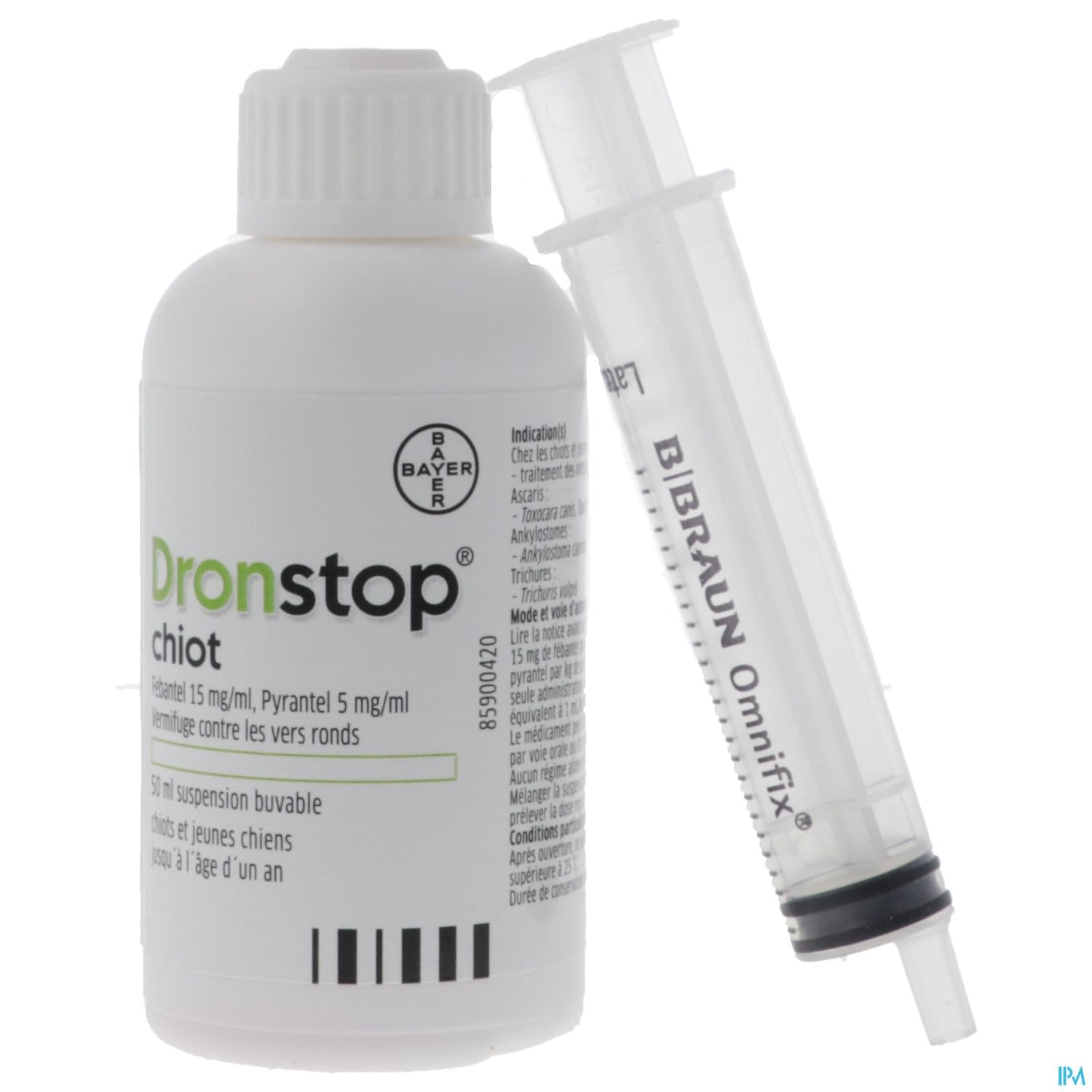 DRONSTOP CHIOT SUSP/BUV FL50ML1