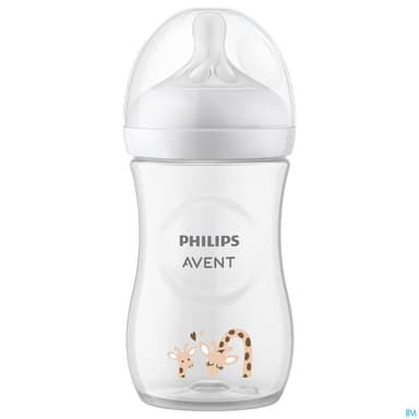 BIB AVENT NAT RESPONSE 260MLGIRAFE