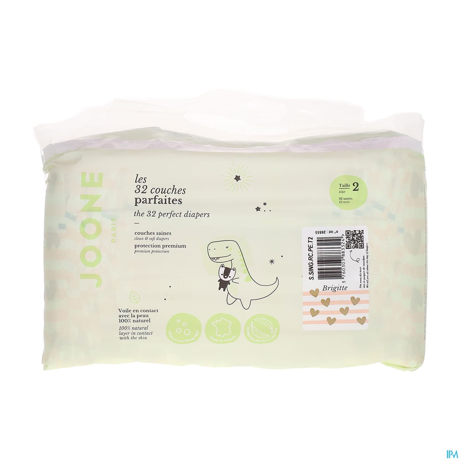 JOONE COUCHE BRIGITTE T2 3-5KG32 — Grande Pharmacie Lazare Carnot 7j/7