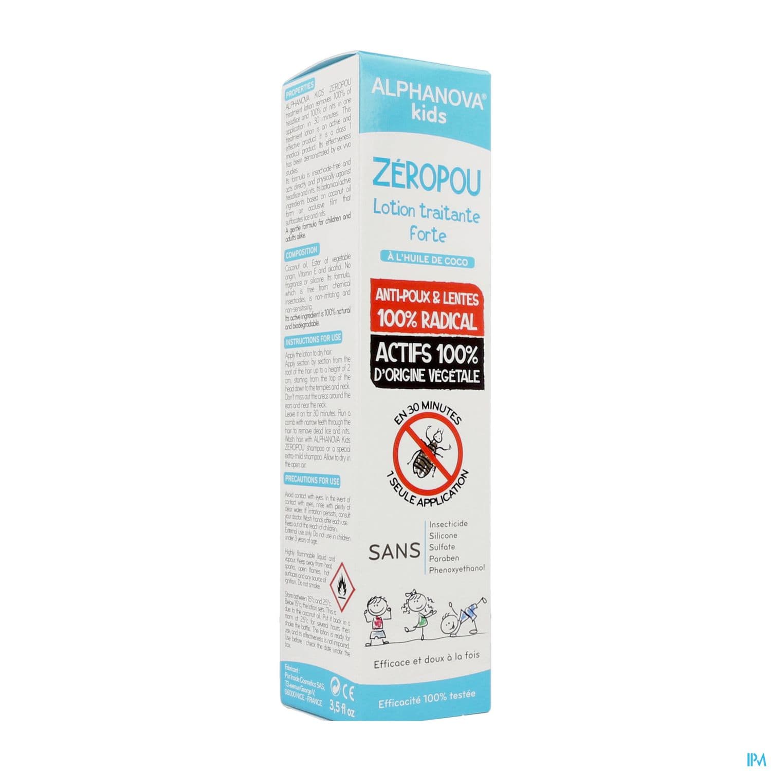 ALPHANOVA ZEROPOU LOTION 100ML