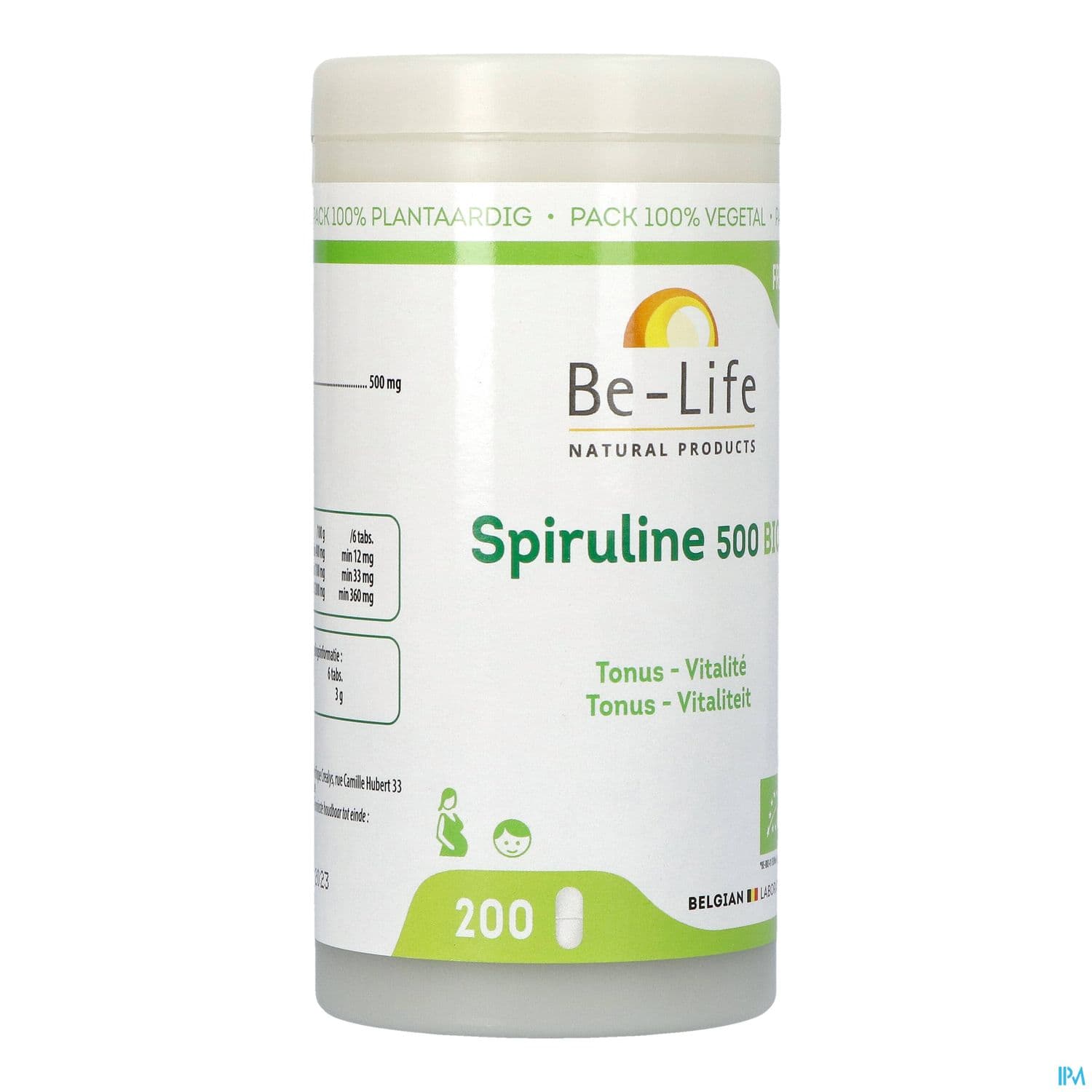 Be Life Spiruline 500 Bio Comprime 200