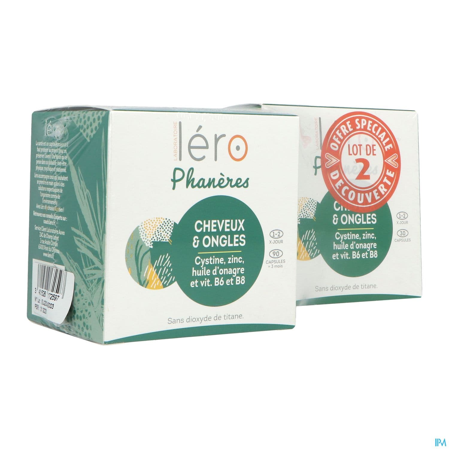 LERO PHANERES CAPS 90+30