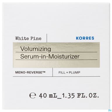 Korres Pin Blanc Creme Jour Peaux Normales Serum En Creme Volumateur 40ml