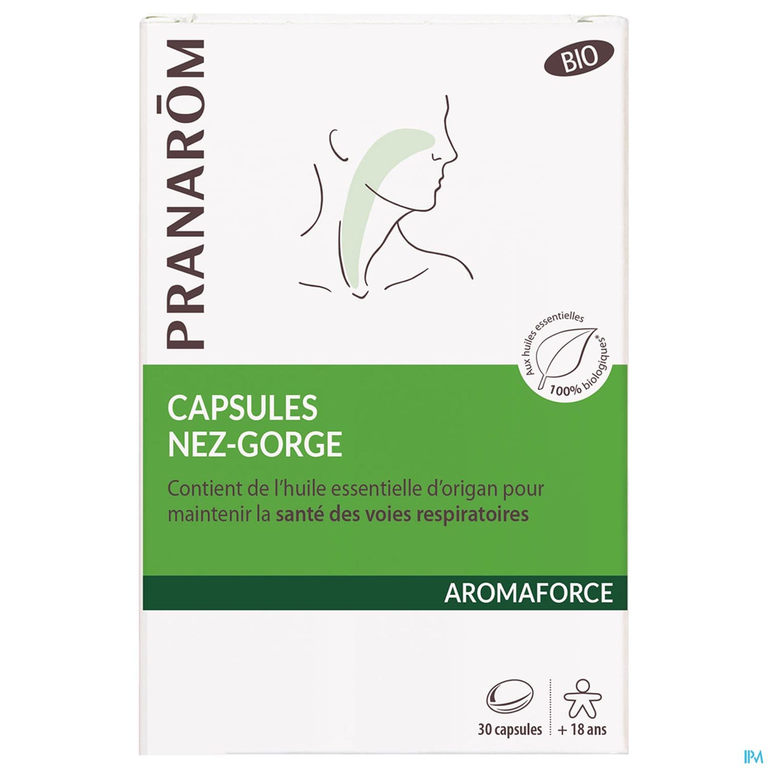 PRANAROM AROMAFOR NEZ/GORGE CAP30