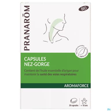 PRANAROM AROMAFOR NEZ/GORGE CAP30