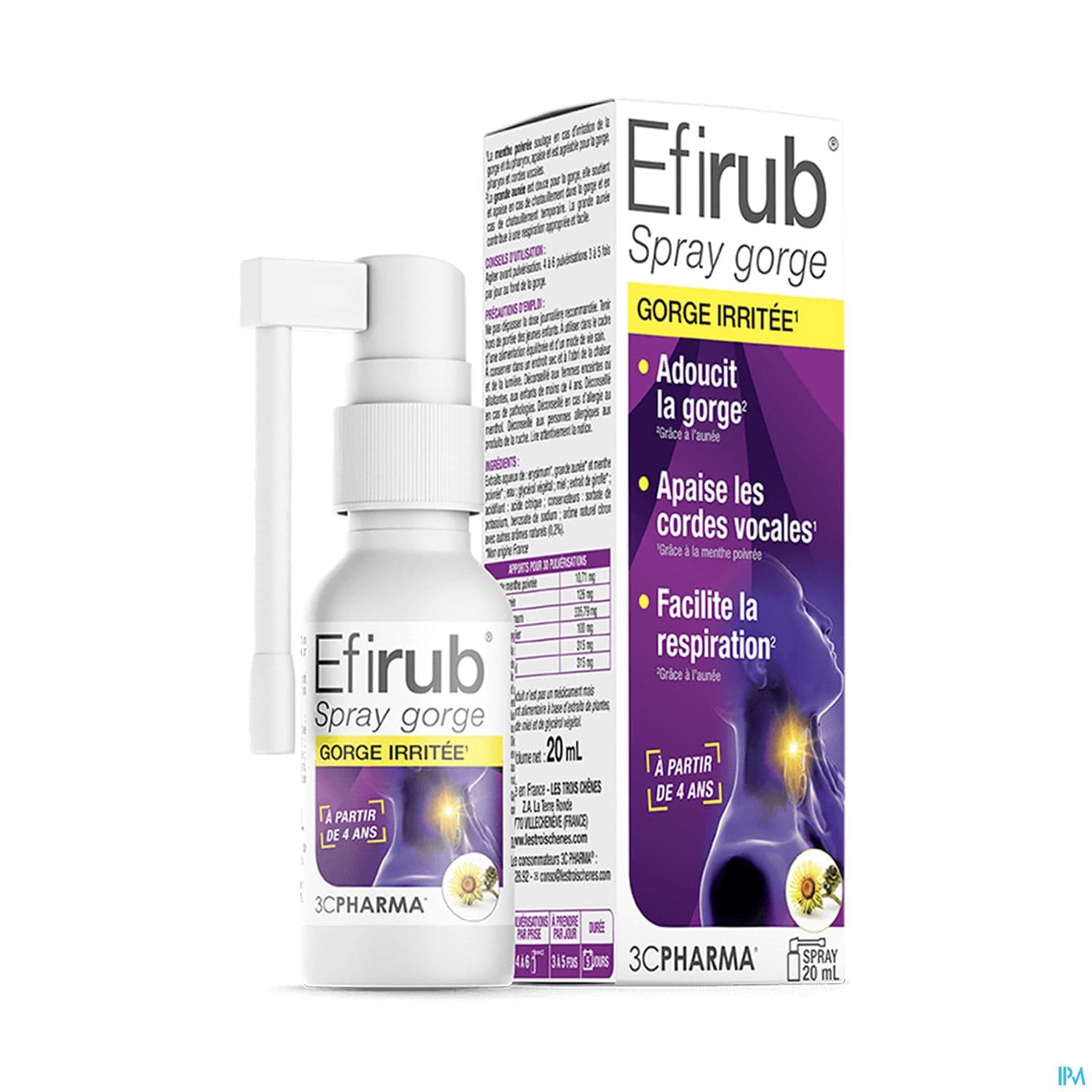 3c Pharma Efirub Spray Buccal 20ml