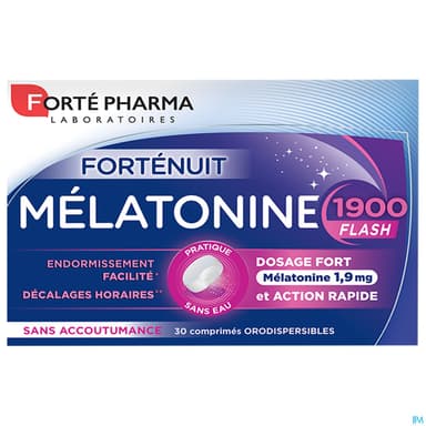Forte Pharma Fortenuit Melatonine 1900 Flash Comprime 30
