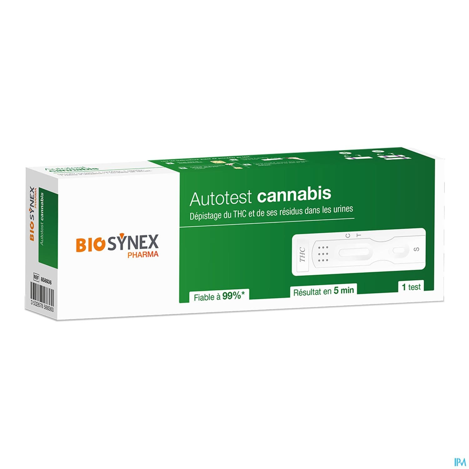 BIOSYNEX TEST CANNABIS URINAIRE