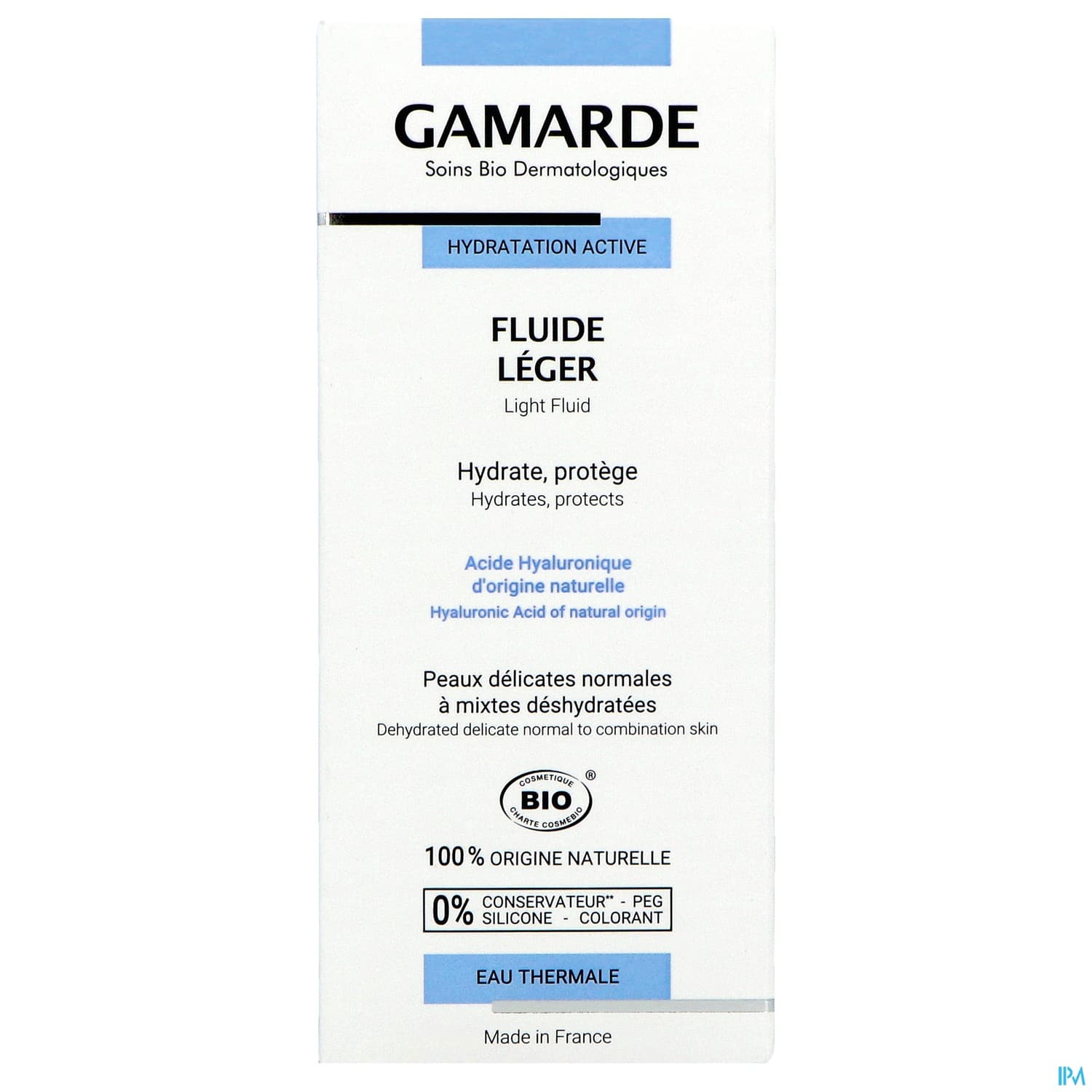 GAMARDE HYDR ACTIVE FLUID LEGER40G