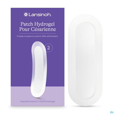 Lansinoh Patch Hydrogel Cesarienne Apaisant Et Cicatrisant 1