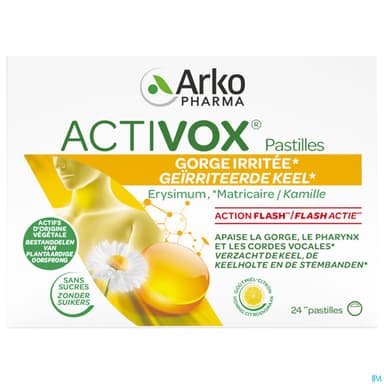 ACTIVOX PASTILLE MIEL CITRON