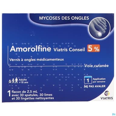 AMOROLFINE 5% VTS CONS VER FL2,5ML