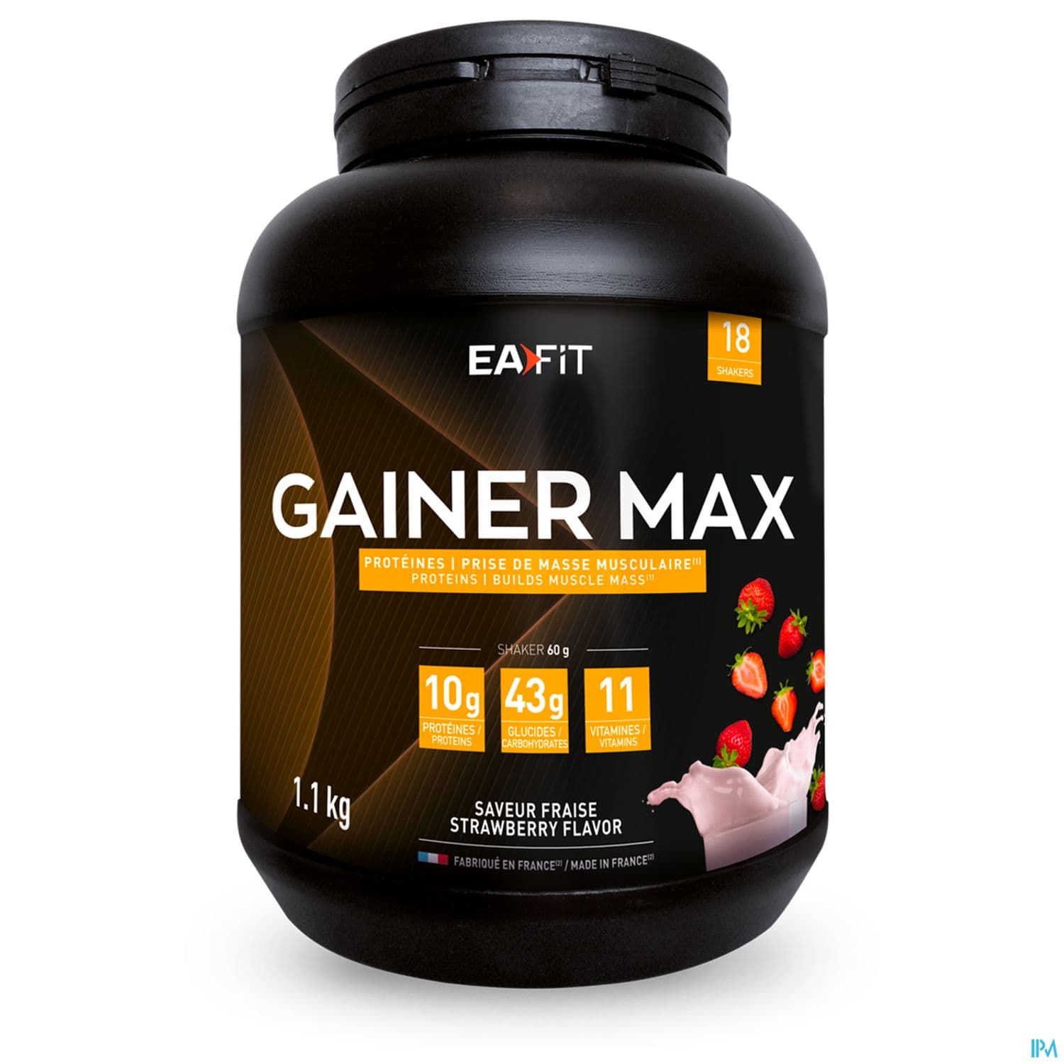 Eafit Gainer Max Poudre Pour Boisson Fraise 1kg1