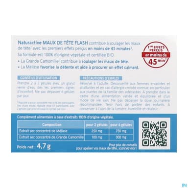 NATURACTIVE MAUX DE TETE GELUL 14