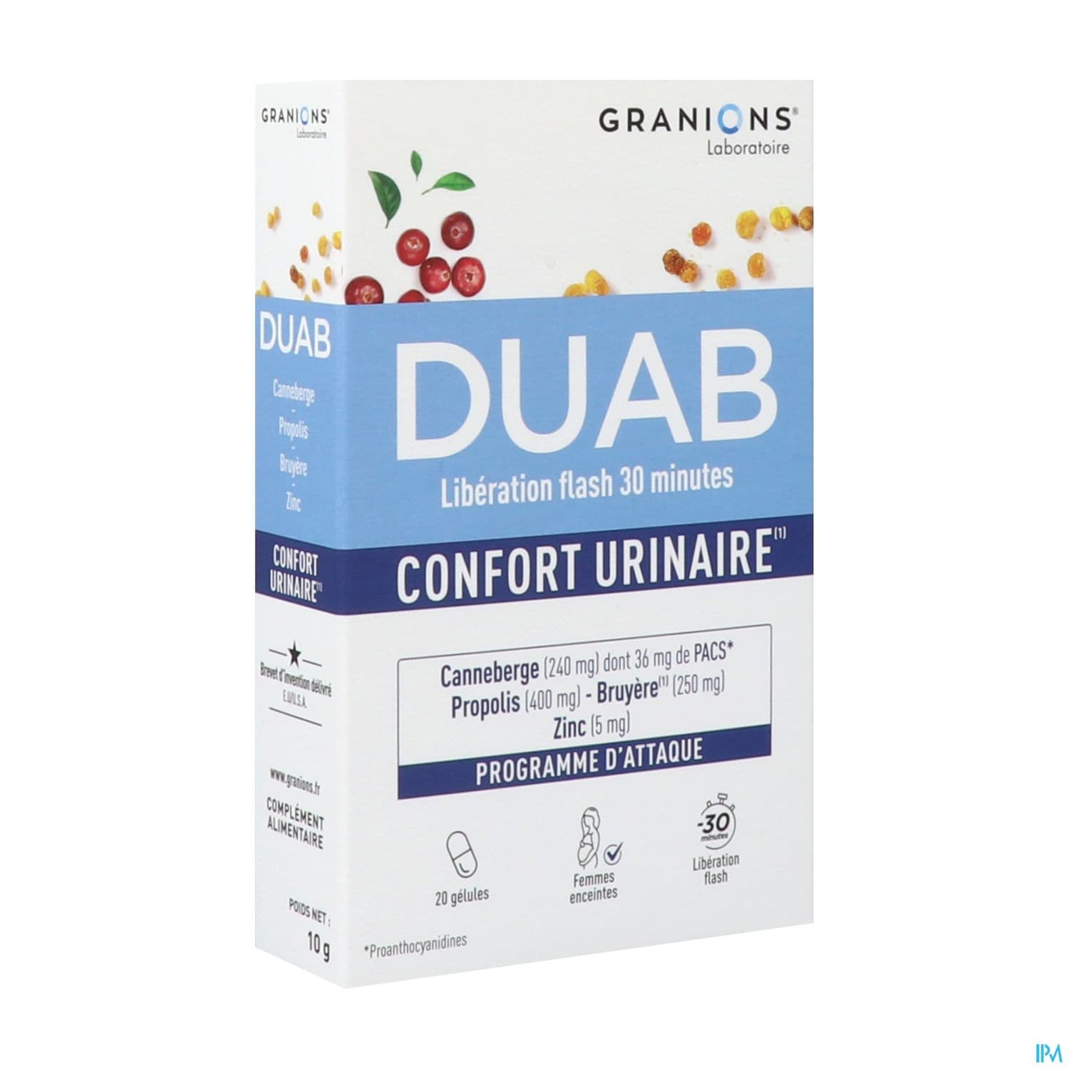 Granions Duab Propolis Cranberry Zinc Gelule 20
