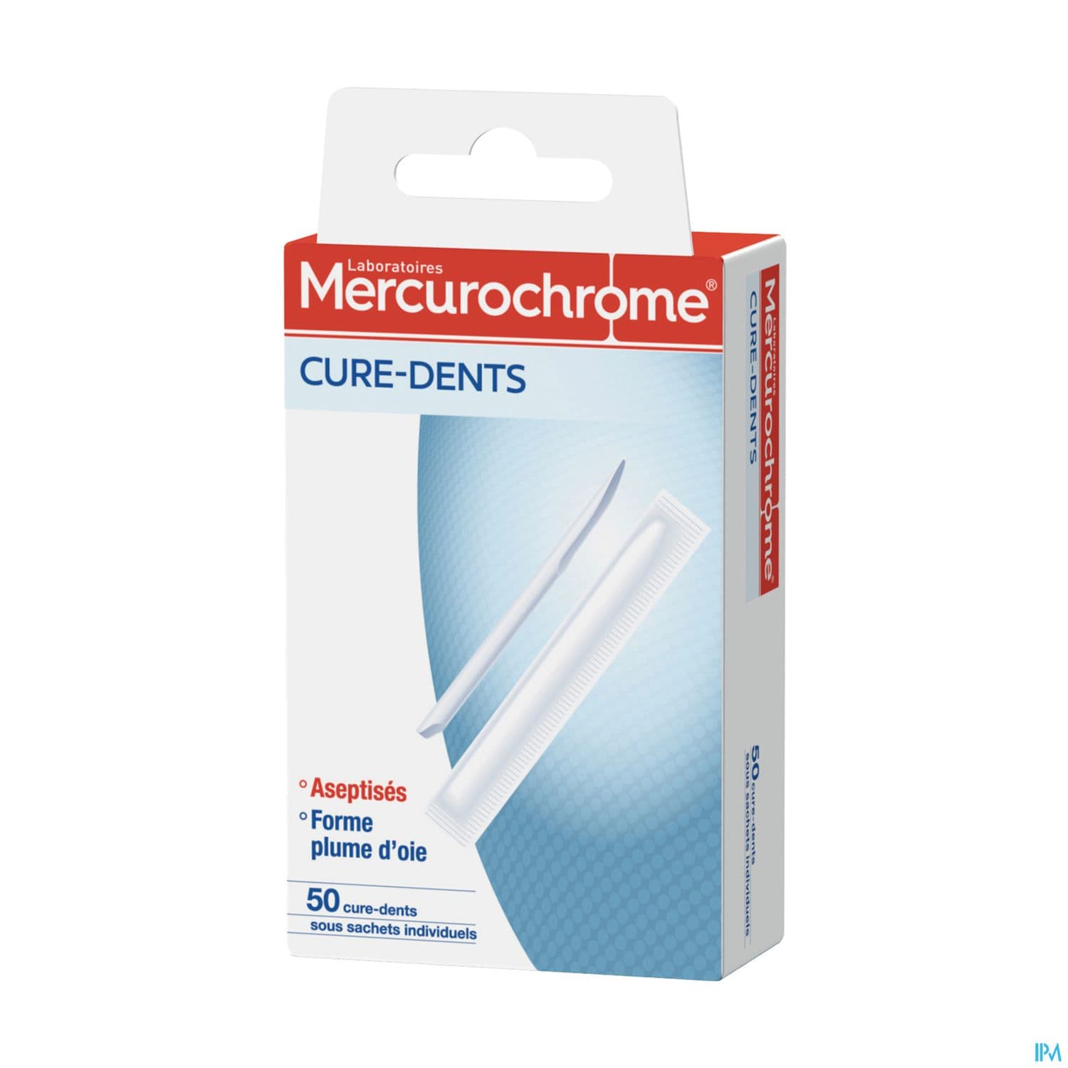 MERCUROCHROME CURE DENT ASEPT X50 — Pharmacie porte de la villette