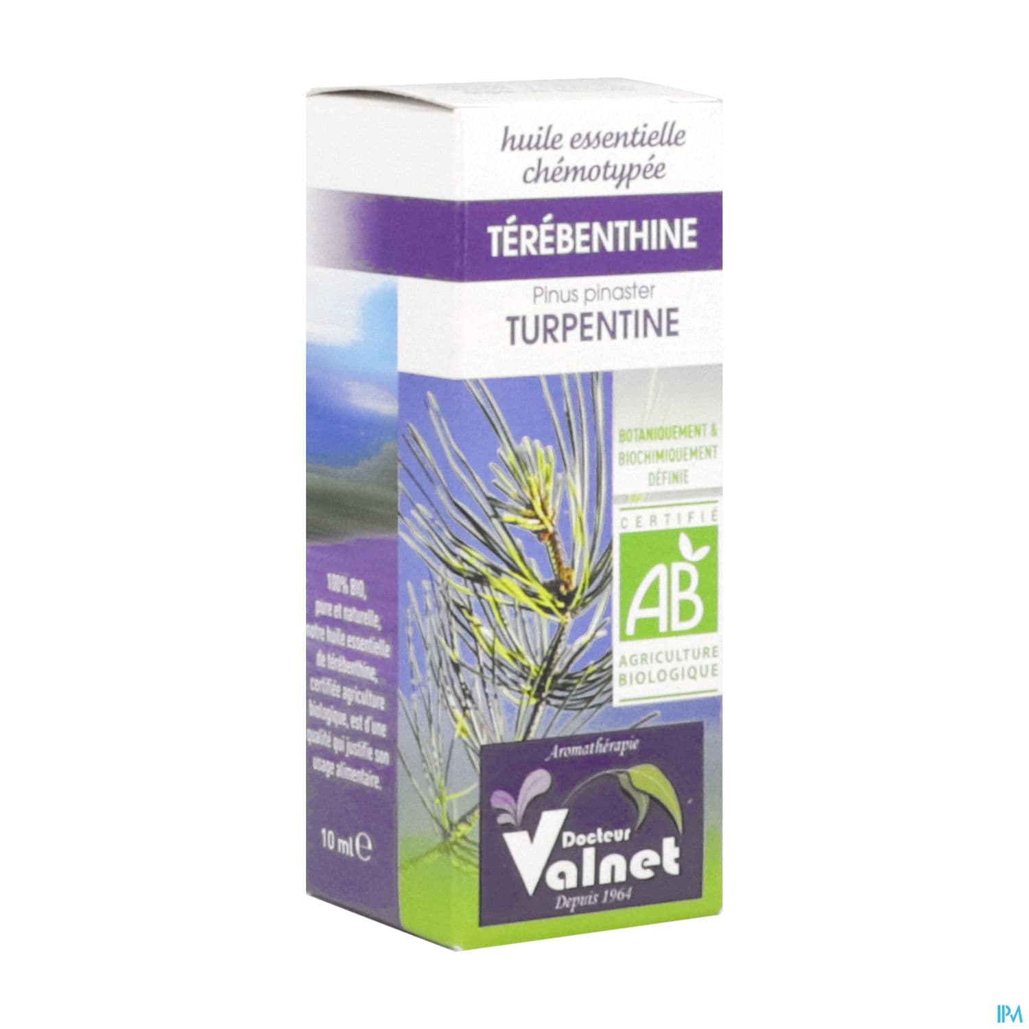 Valnet Huile Essentielle Terebenthine Bio 10ml