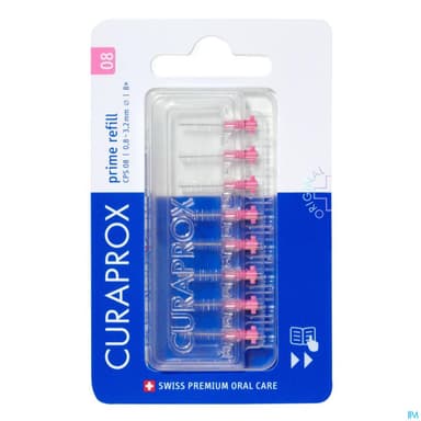 Curaprox Prime Refill Brossette Interdent Rose 8