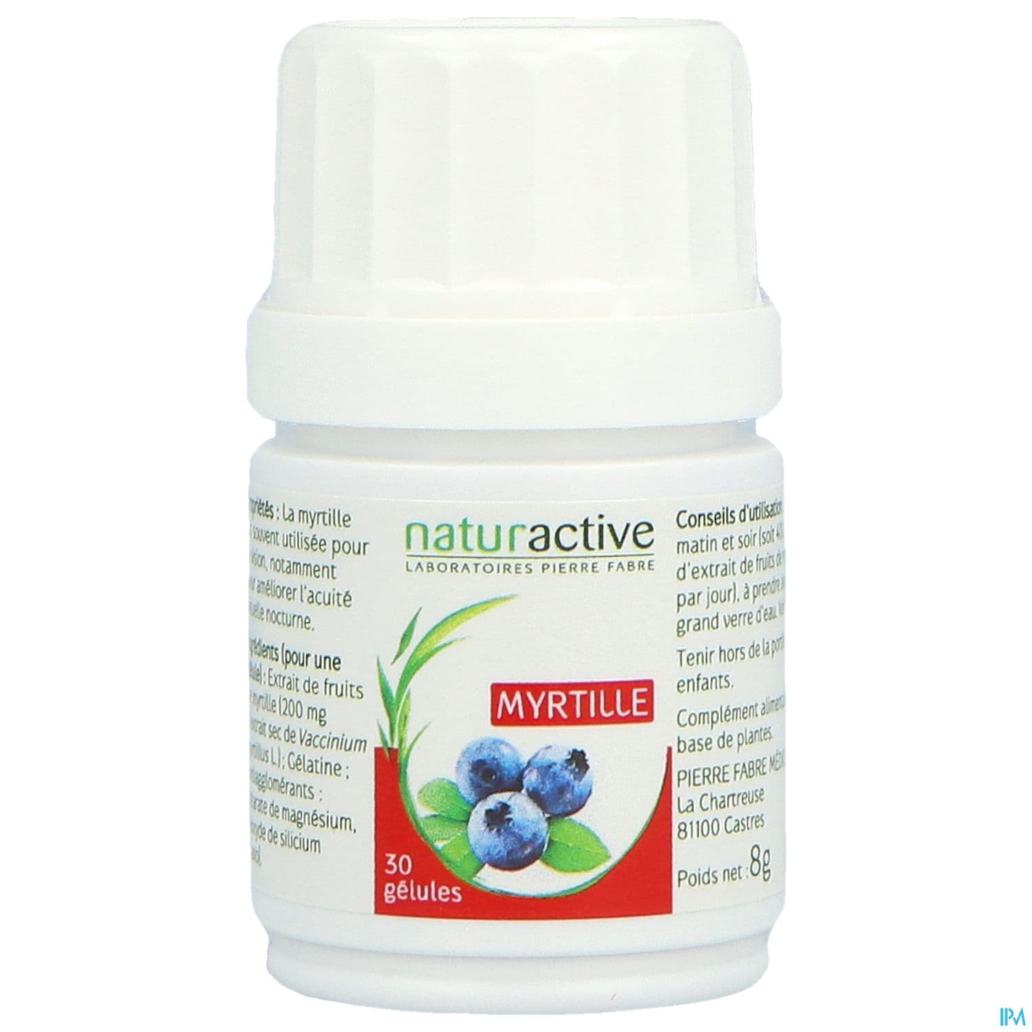 NATURACTIVE MYRTILLE GELUL 30