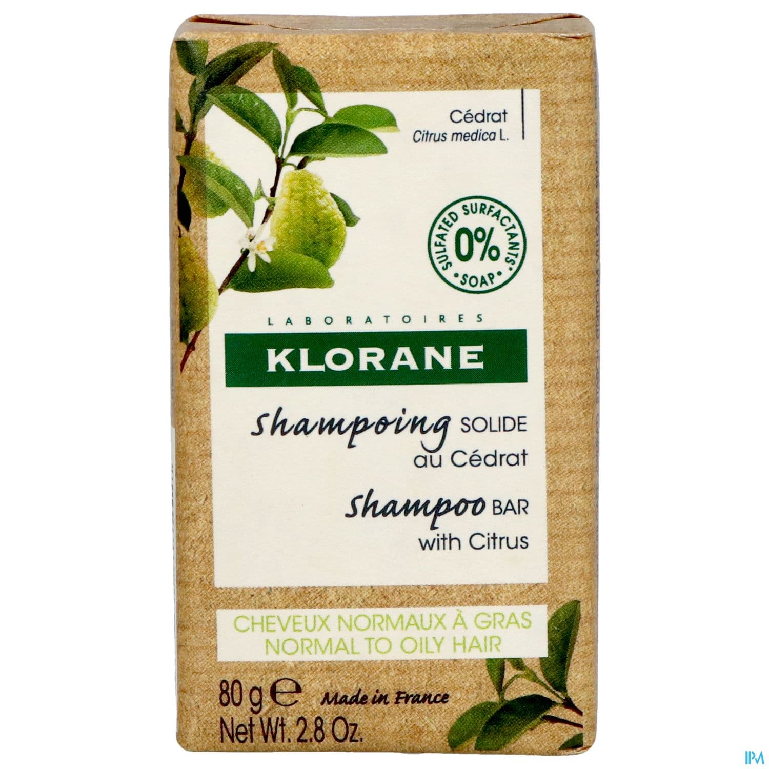 KLORANE SH SOLIDE CEDRAT 80G