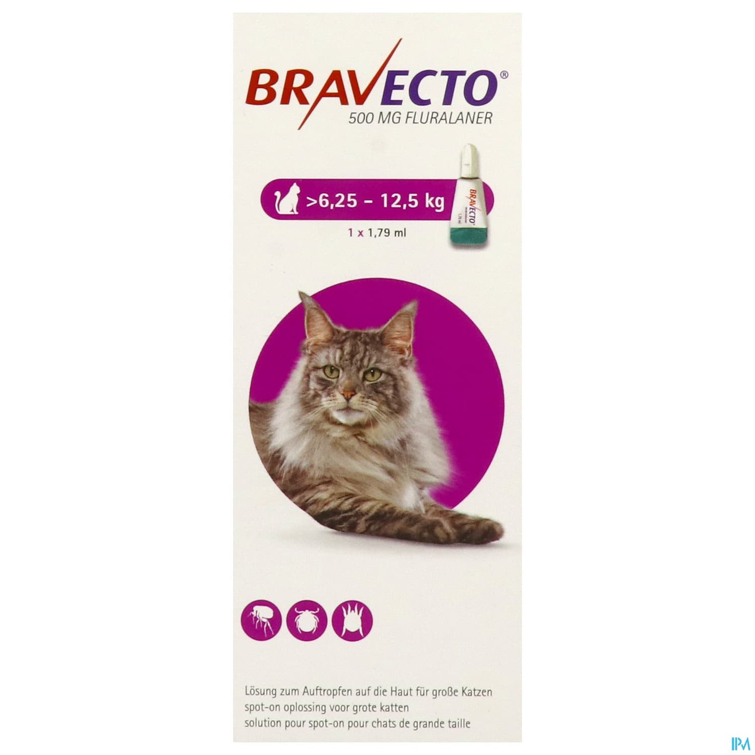 BRAVECTO SPOTON CT 6,25-12,5KGDOS1