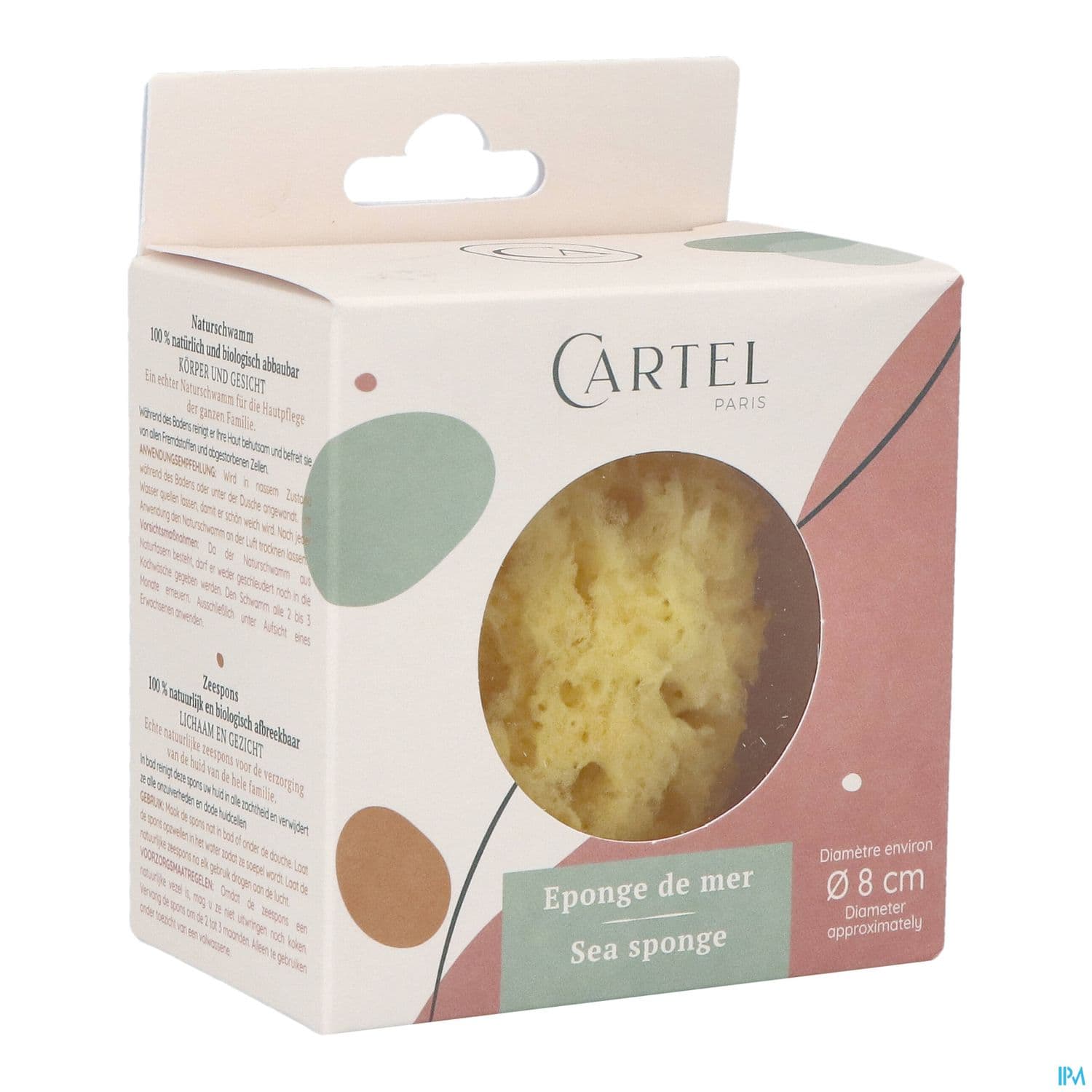 Vitry Cartel Eponge Mer Naturelle 8cm