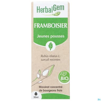 Herbalgem Framboisier Bourgeon Macerat Gl Bio 30ml