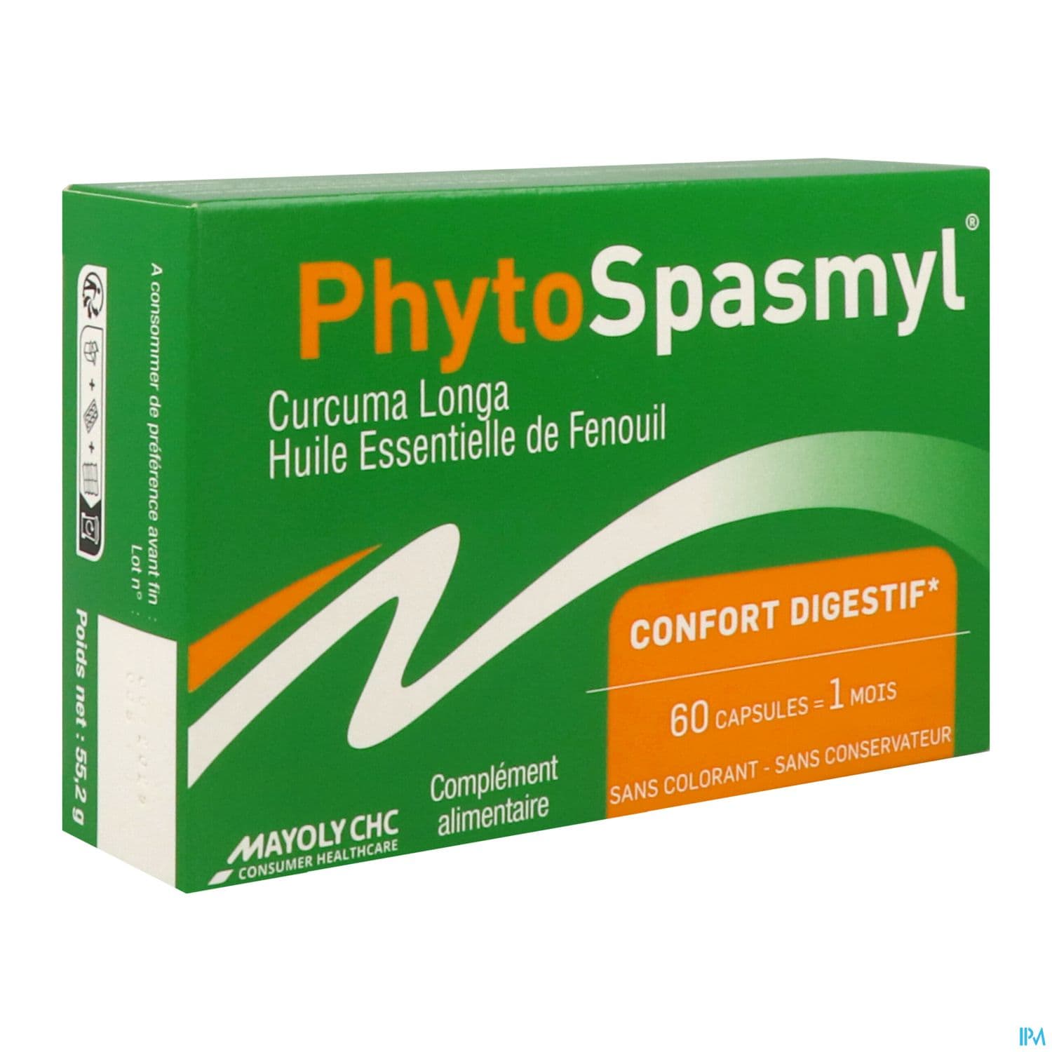 Phytospasmyl Confort Digestif Capsule 60 — Pharmacie de la Fontaine - Valenciennes