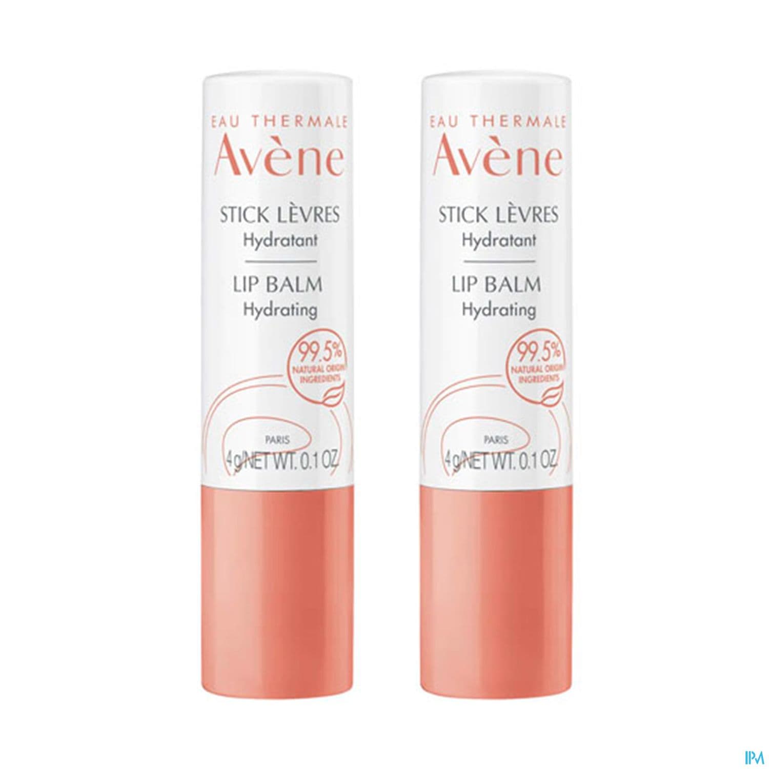 AVENE STICK LEVRE HYDRATANT 4G X2