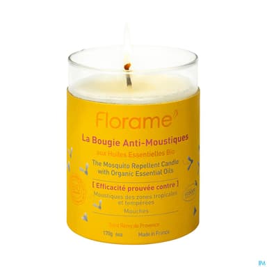 FLORAME BOUGIE A/MOUSTIQ 170G
