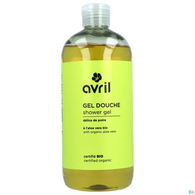 Avril Gel Douche Delice De Poire Certifie Bio 500ml