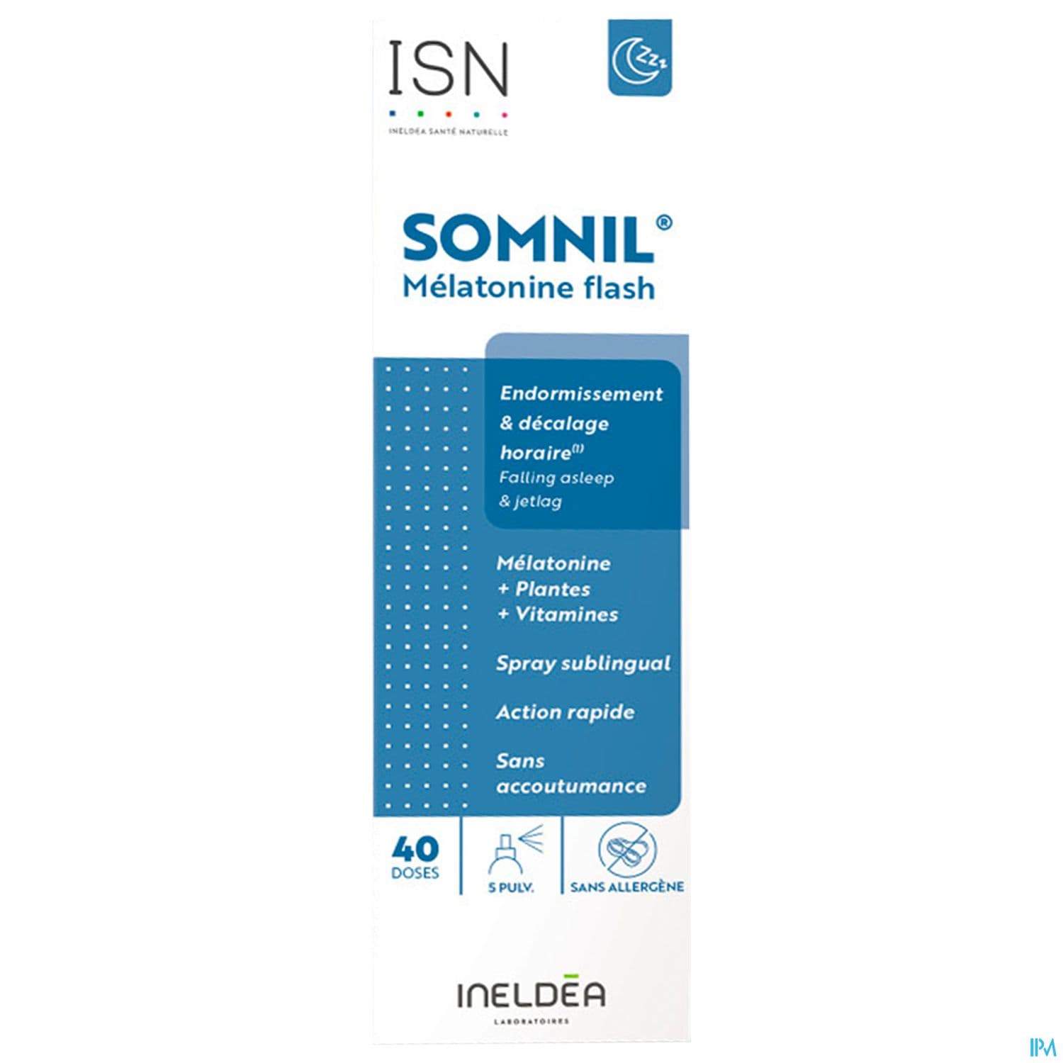 Ineldea Isn Somnil Melatonine Flash Spray Sublingual 20ml
