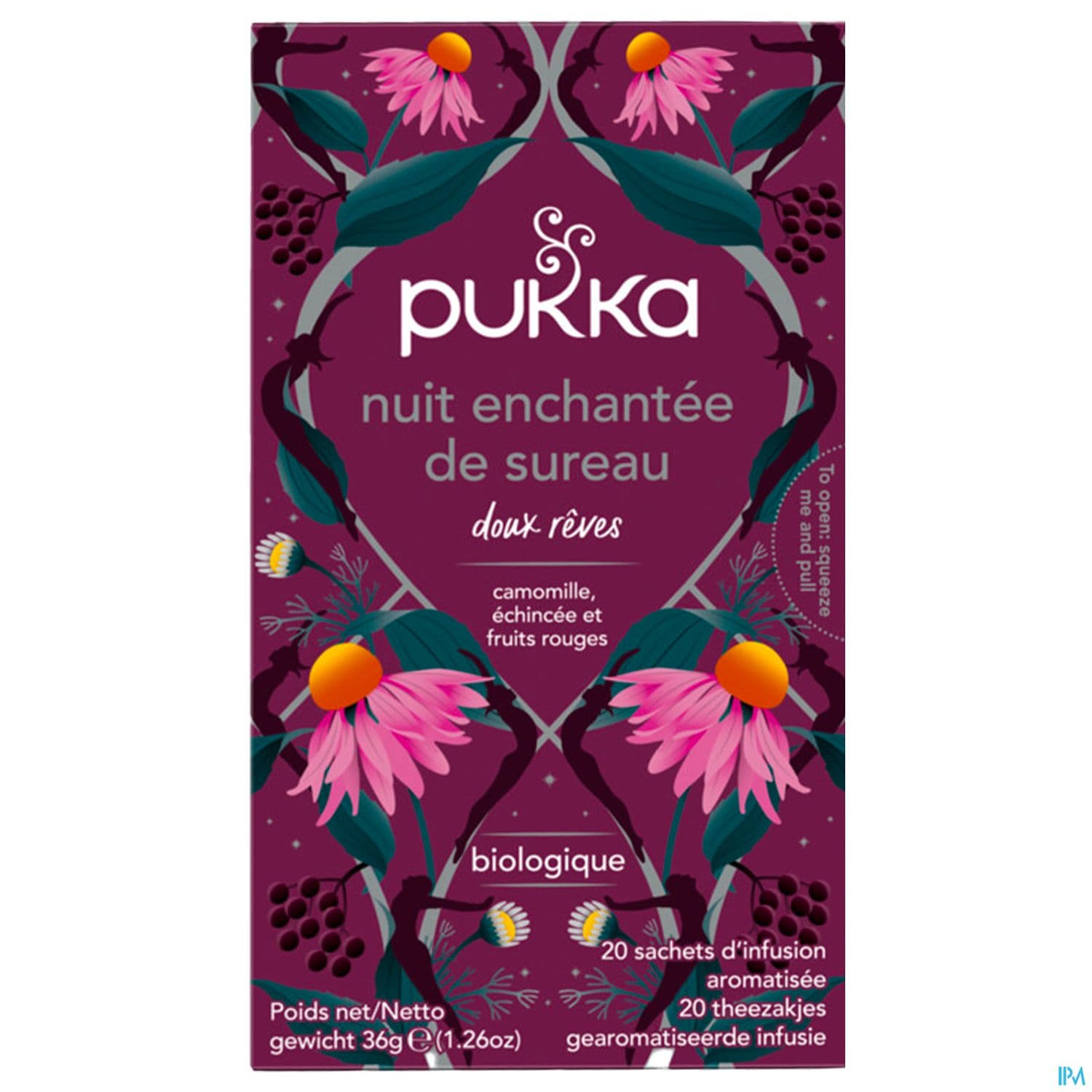 PUKKA INFUS NUIT ENCHANT SUREAU 20