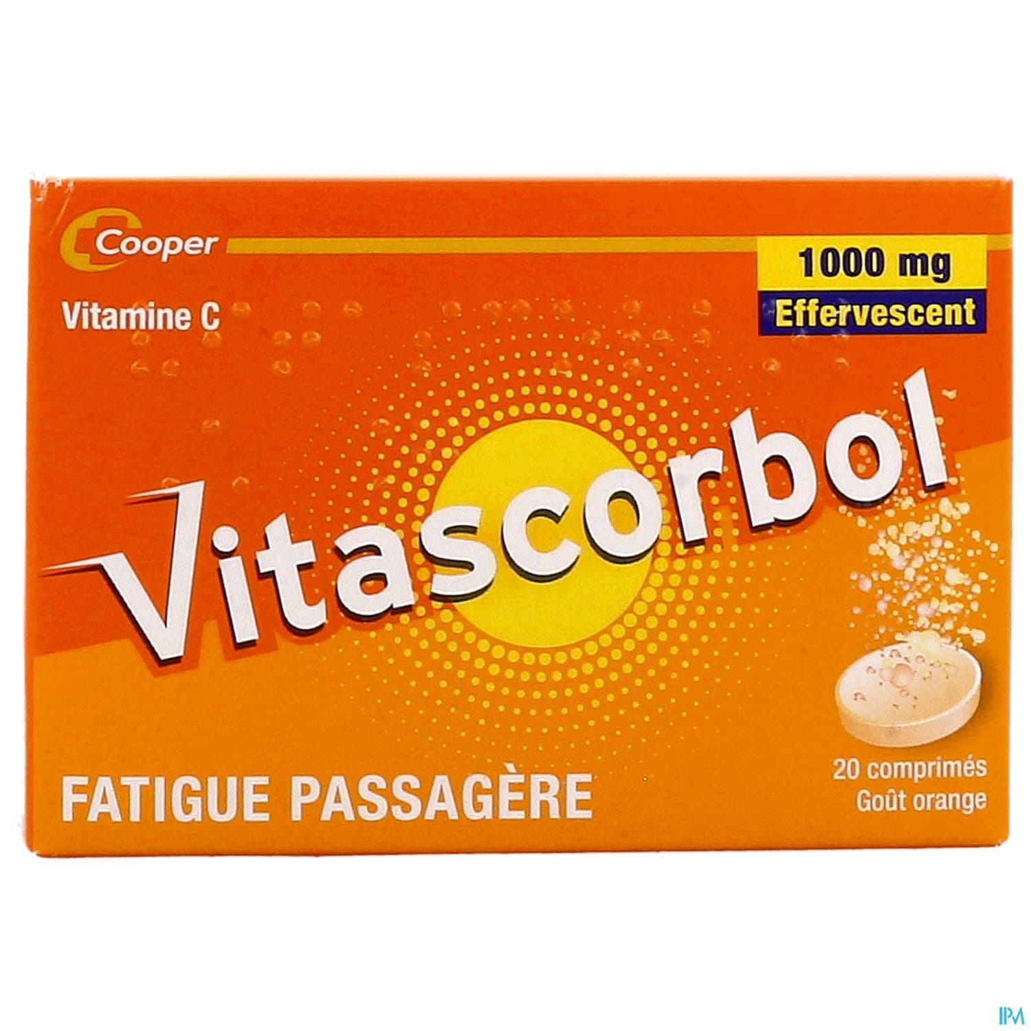 Vitascorbol 1g Comprime Effervescent 20