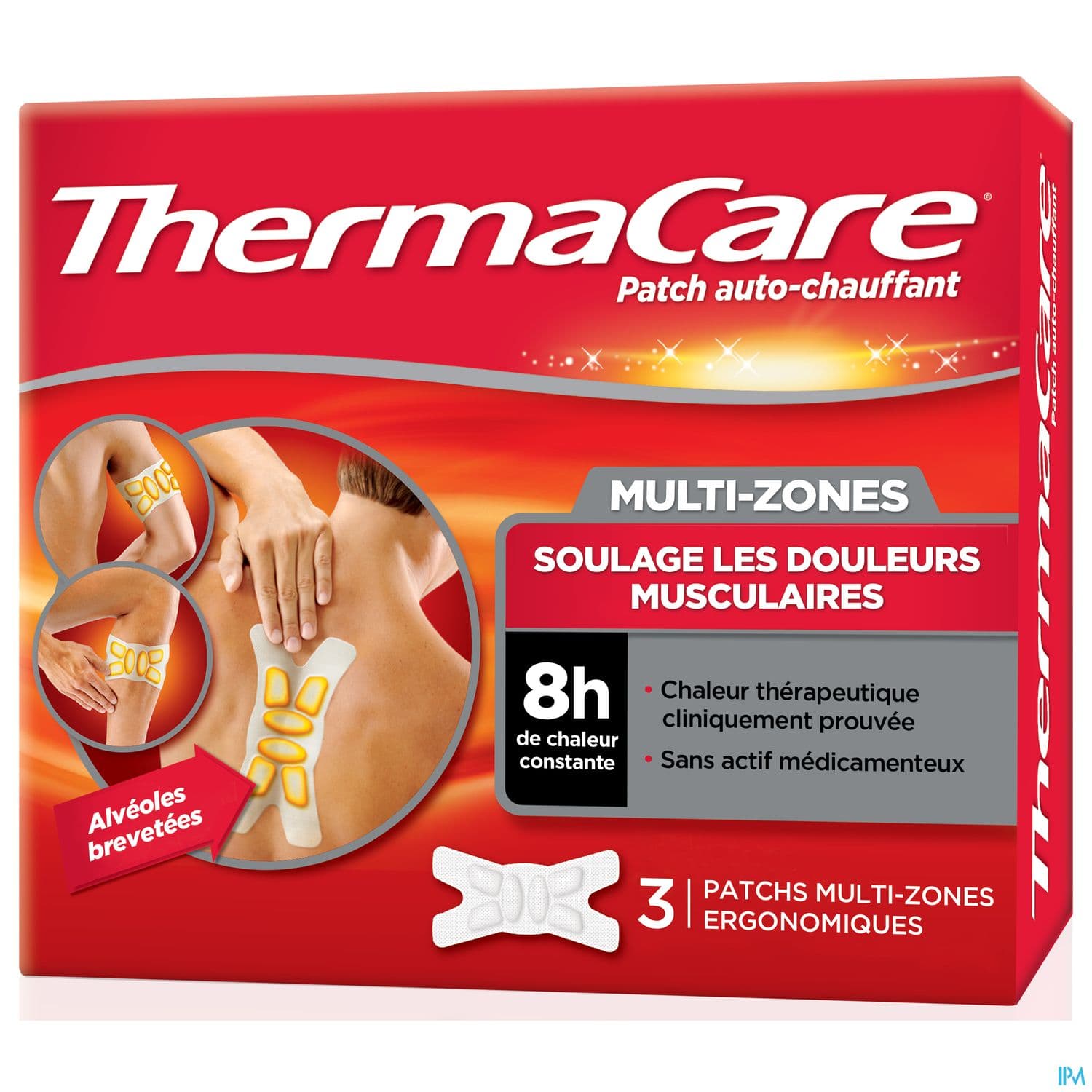 Cooper Thermacare Patch Chauffant Multi Zones X3