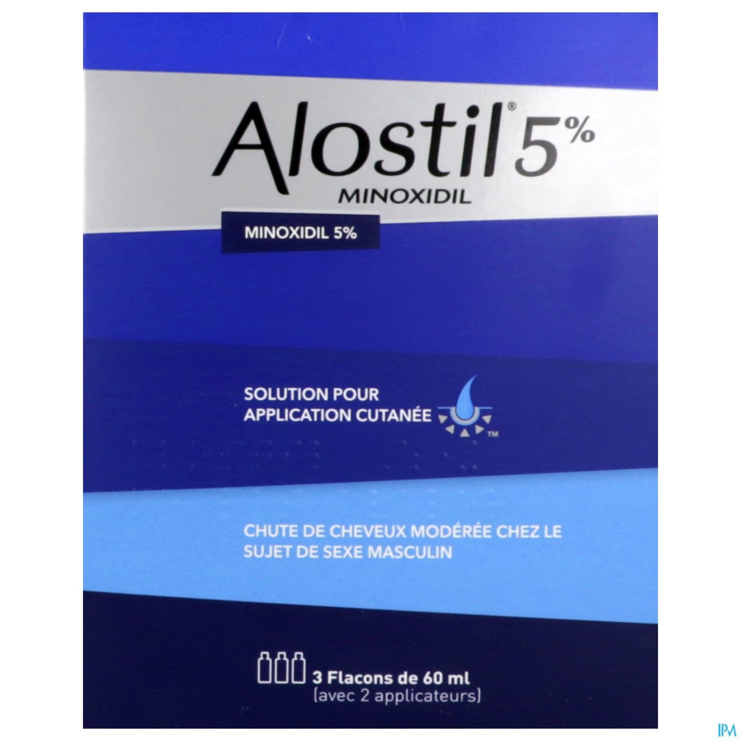 Alostil 5% Solution Pour Application Cutanee 60ml X3