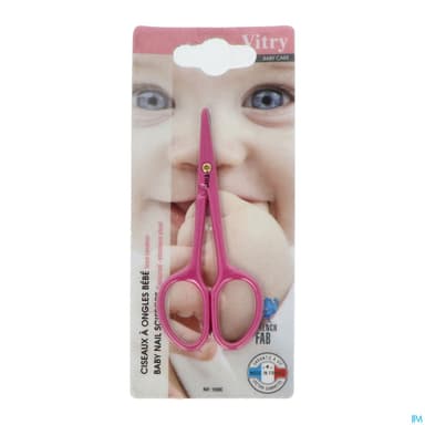 Vitry Ciseaux Ongles Bebe Inox Trempe Couleur