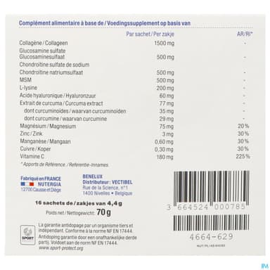 Nutergia Ergycartil Fort Sachet 15