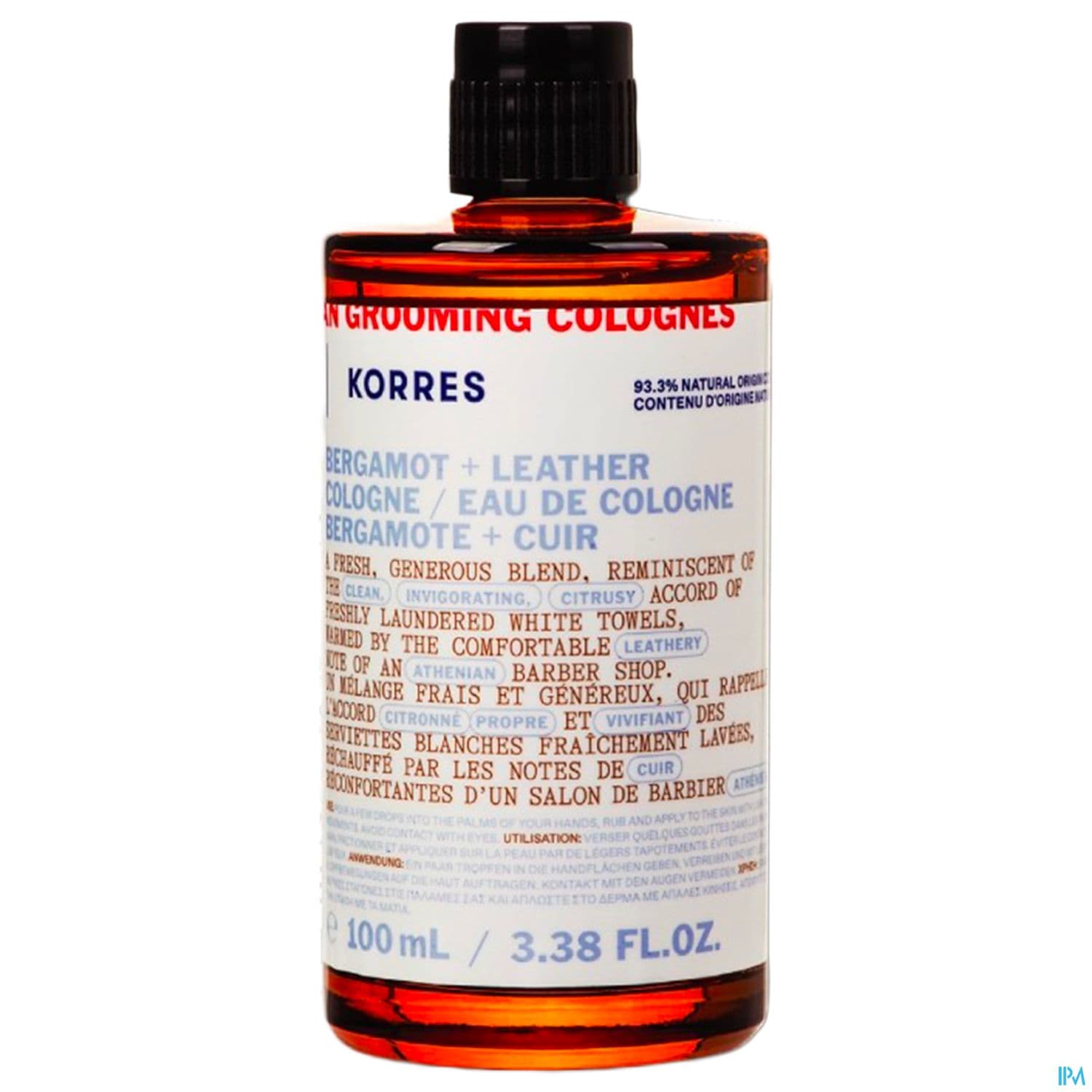 KORRES EDC H BERGAMOTE/CUIR 100ML
