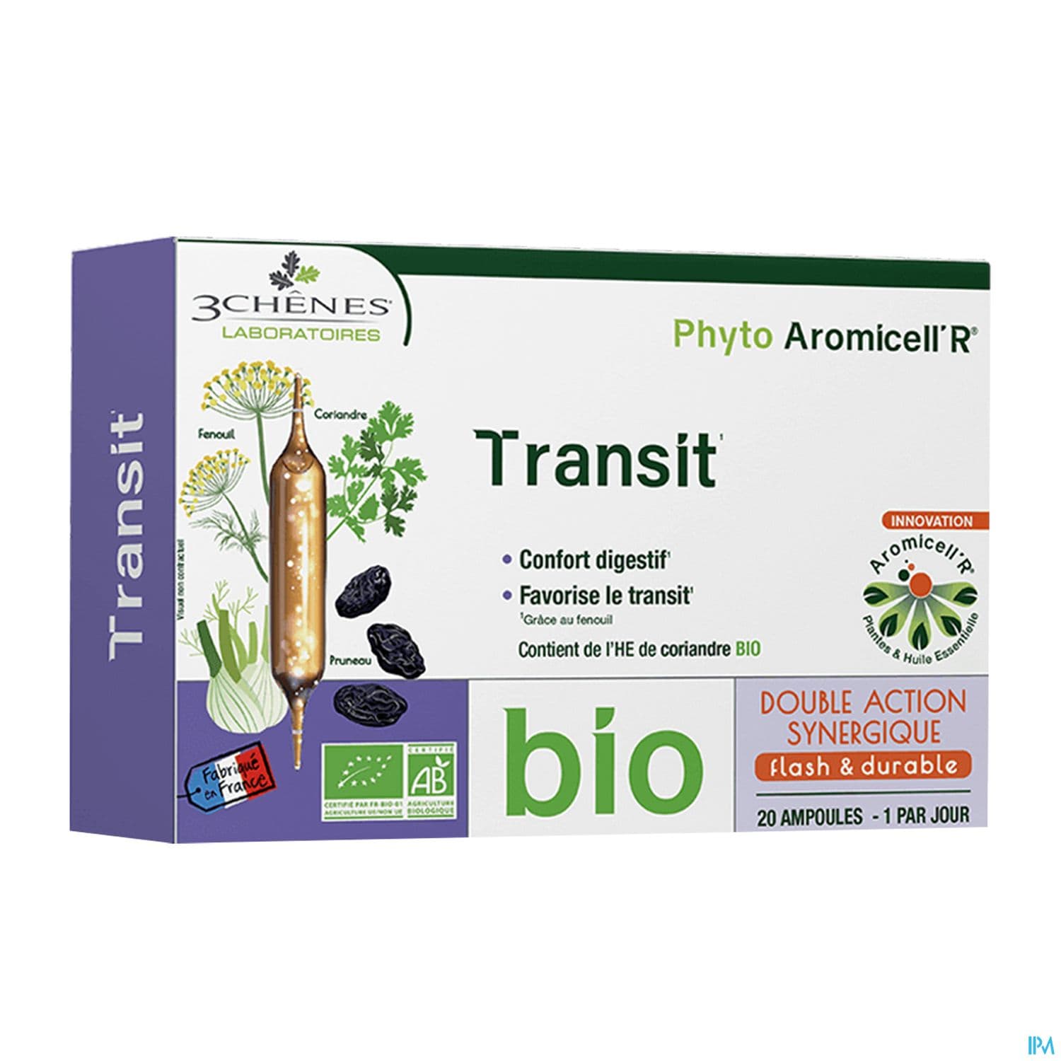 3 CHENES PHYTOAROMICEL TRANS AMP20
