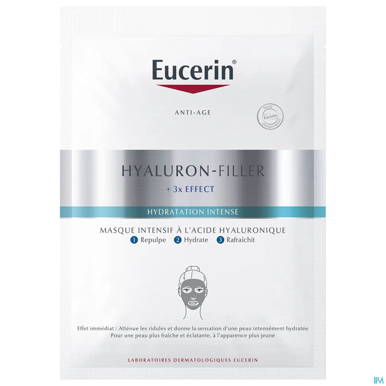 Eucerin Hyaluron Filler +3x Effect Masque Intensif A l Acide Hyaluronique X1