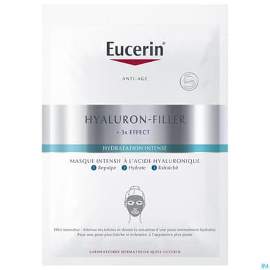 Eucerin Hyaluron Filler +3x Effect Masque Intensif A l Acide Hyaluronique X1