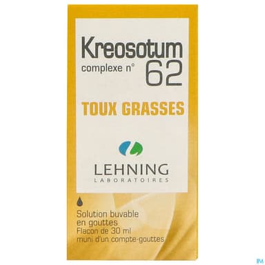 Lehning Complexe 62 Kreosotum Solution Buvable 30ml
