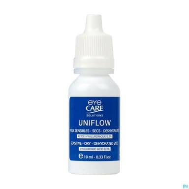Eye Care Cosmetics Uniflow Gouttes Oculaires D'hydratation 10ml