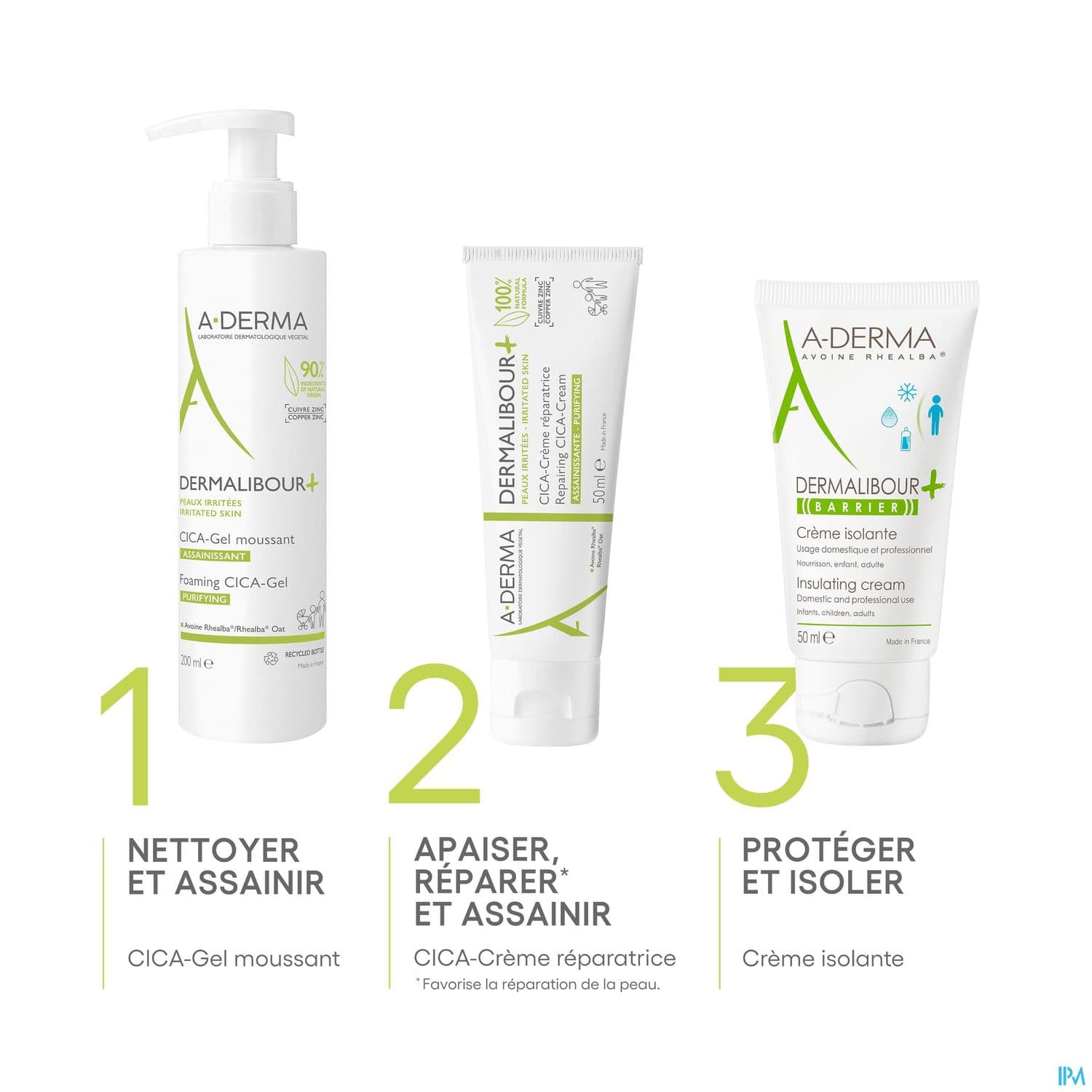 A-DERMA DERMALIBOUR+CICA CR REP100