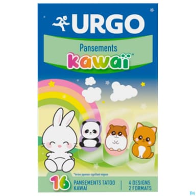 URGO PANSEMENT TATOO KAWAI X16